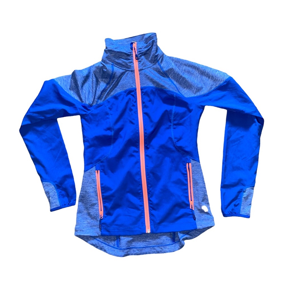 Mountain HardWear Women’s Lightweight Stretch Full Zip Blue ColorBlock Jacket SP